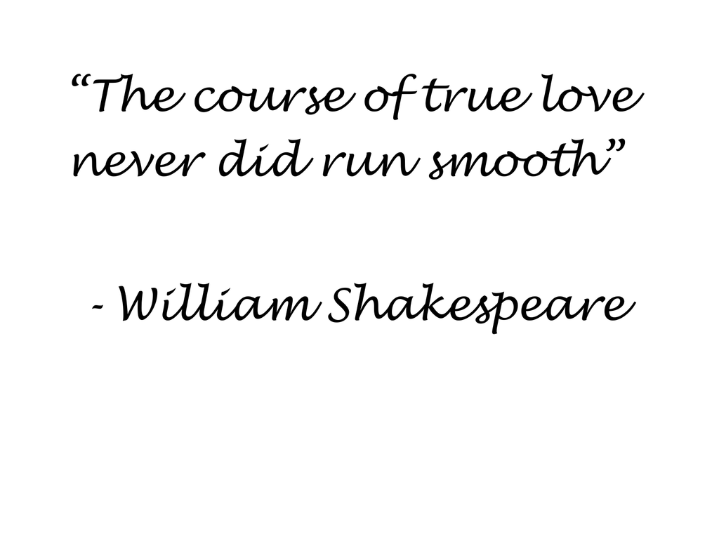 William Shakespeare - The course of true love never did