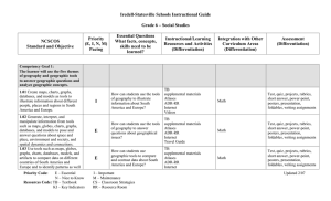 Iredell-Statesville Schools Instructional Guide  Grade 6 – Social Studies Essential Questions