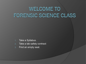 Take a Syllabus. Take a lab safety contract Find an empty seat. 1.