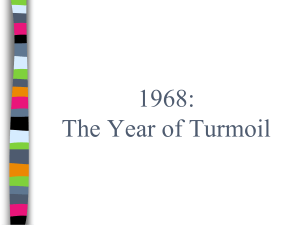 1968: The Year of Turmoil