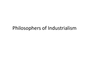 Philosophers of Industrialism