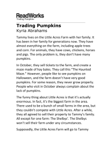 Trading Pumpkins Kyria Abrahams