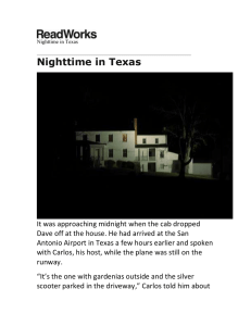 Nighttime in Texas