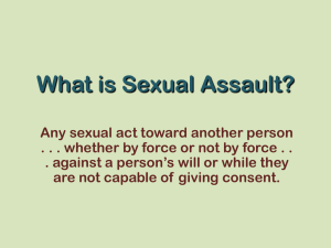 What is Sexual Assault?