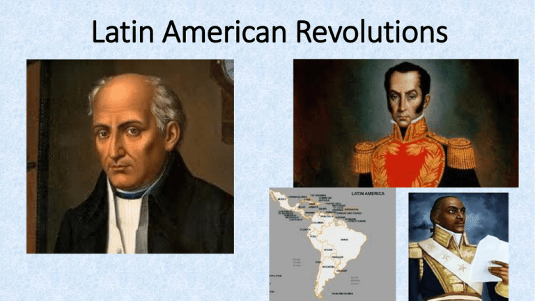 Important Documents In The Latin American Revolution