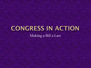 Making a Bill a Law