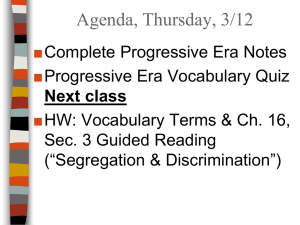 Agenda, Thursday, 3/12