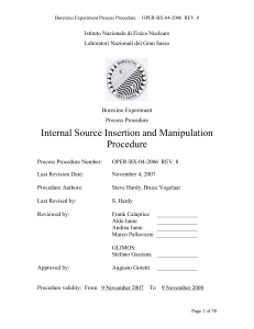 Istituto Nazionale di Fisica Nucleare Laboratori Nazionali del Gran Sasso  Borexino Experiment