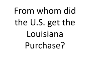 From whom did the U.S. get the Louisiana Purchase?