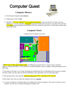 Computer Quest  Computer History: