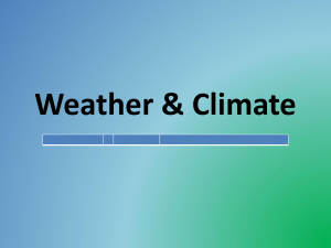 Weather &amp; Climate .