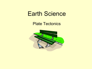 Earth Science Plate Tectonics