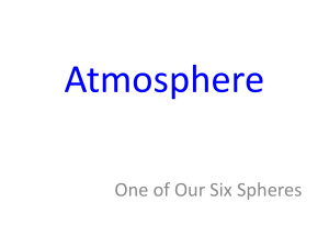 Atmosphere One of Our Six Spheres
