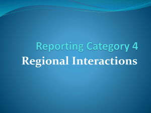 Regional Interactions