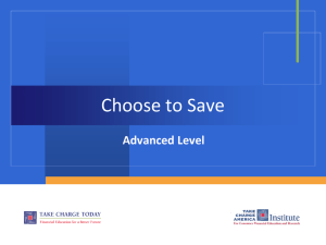 Choose to Save Advanced Level