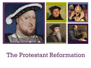 + The Protestant Reformation
