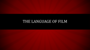 THE LANGUAGE OF FILM