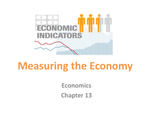 Measuring the Economy Economics Chapter 13