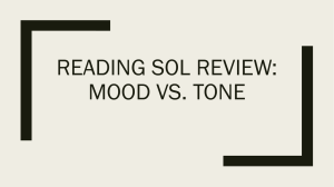 READING SOL REVIEW: MOOD VS. TONE