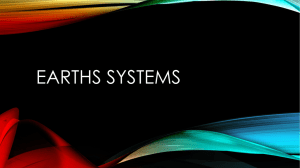 EARTHS SYSTEMS