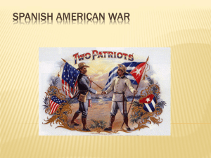 SPANISH AMERICAN WAR