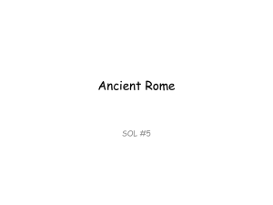 Ancient Rome SOL #5