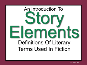 Story Elements Definitions Of Literary Terms Used In Fiction