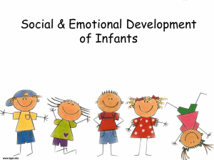 Social &amp; Emotional Development of Infants