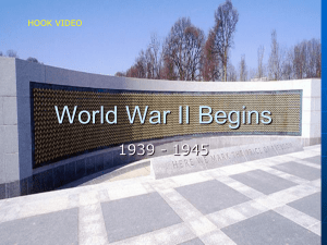 World War II Begins 1939 - 1945 HOOK VIDEO