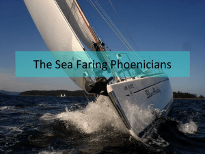 The Sea Faring Phoenicians