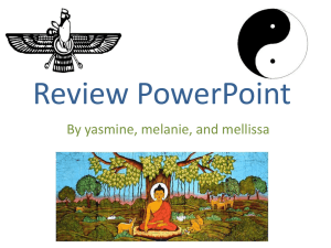 Review PowerPoint By yasmine, melanie, and mellissa