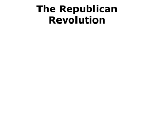 The Republican Revolution