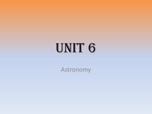 Unit 6 Astronomy