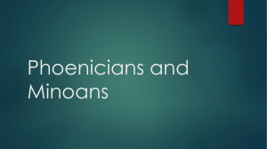 Phoenicians and Minoans