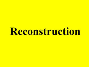 Reconstruction