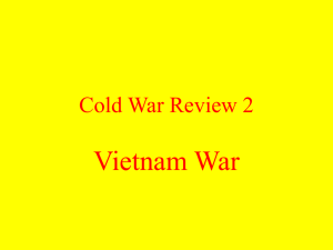 Vietnam War Cold War Review 2