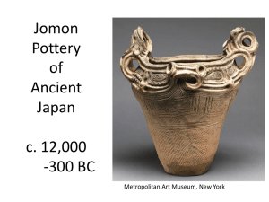 Jomon Pottery of Ancient