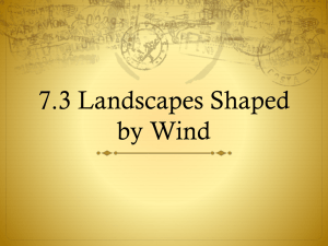 7.3 Landscapes Shaped by Wind