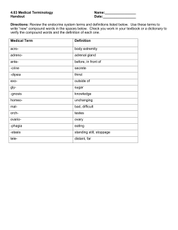 Naming Ionic Compounds Type I and Type II 1. PbO 2. Na 3. HgCl 4