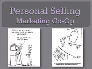 updated Personal Selling 2013