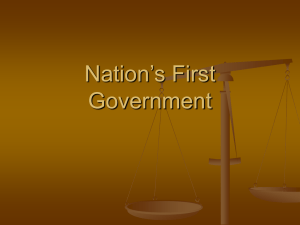 Nation’s First Government
