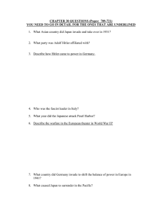 CHAPTER 30 QUESTIONS (Pages:  709-721)
