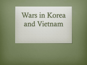 Wars in Korea and Vietnam