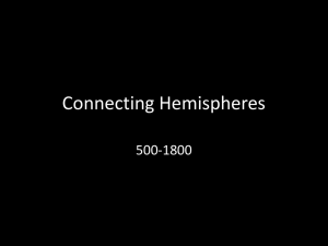 Connecting Hemispheres 500-1800