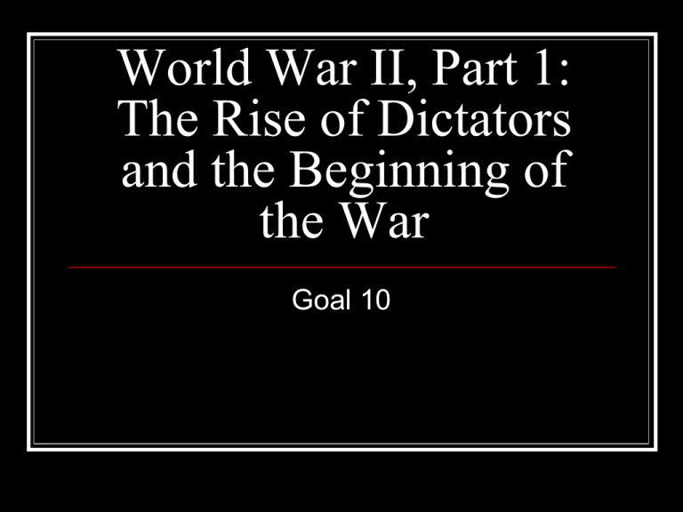 world-war-ii-part-1-the-rise-of-dictators-the-war