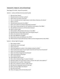 Homework 35 - Chapter 31:  An Era of Social... Read pages 972 to 993.  Answer the questions.