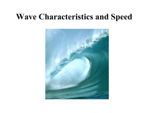 Wave Characteristics and Speed