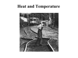 Heat and Temperature