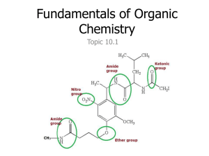 Fundamentals of Organic Chemistry Topic 10.1