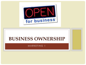 BUSINESS OWNERSHIP